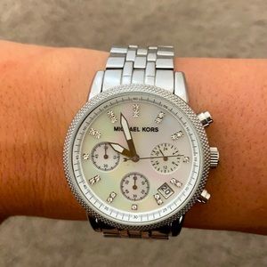 Micheal Kors Silver Watch